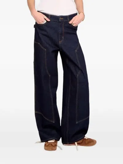 Zadig & Voltaire Perya Buttoned Jeans In Blue