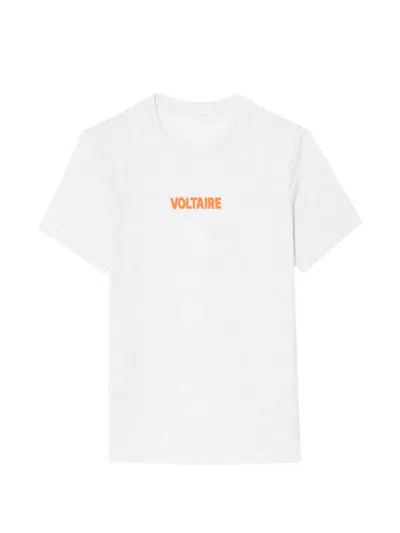 Zadig & Voltaire Photograph Logo T-shirt In Gray