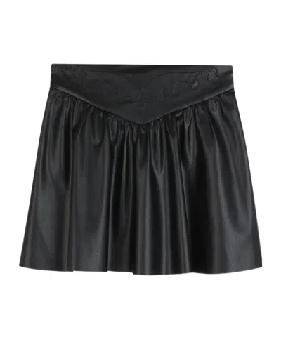 Zadig & Voltaire Kids' Pleated Skirt In Black