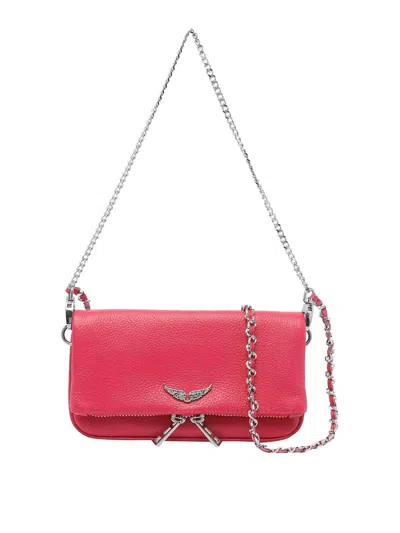 Zadig & Voltaire Podium Rock Crossbody Bag In Pink