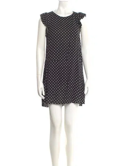 Pre-owned Zadig & Voltaire Polka Dot Print Mini Dress In Multi