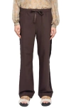 Zadig & Voltaire Poma Tailleur Drawstring Pants In Brown