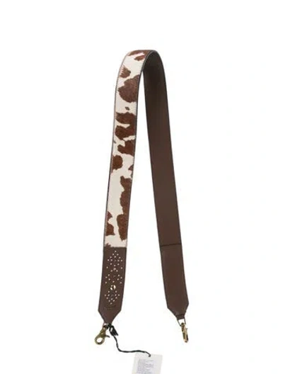 Pre-owned Zadig & Voltaire Pony Hair Bag Strap In Brown