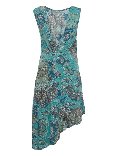 Pre-owned Zadig & Voltaire  Asymmetric Printed Dress