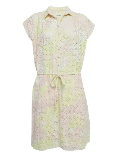 Pre-owned Zadig & Voltaire  Broderie-anglaise Shirt Dress