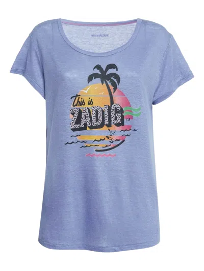 Pre-owned Zadig & Voltaire  Palm-print T-shirt