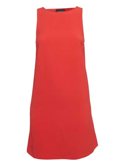 Pre-owned Zadig & Voltaire  Sleeveless Open-back Dress In Red
