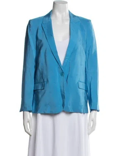 Pre-owned Zadig & Voltaire Printed Blazer In Blue