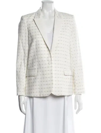 Pre-owned Zadig & Voltaire Printed Blazer In Neutral