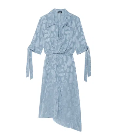 Zadig & Voltaire Paisley-pattern Dress In Blue