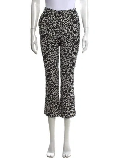 Pre-owned Zadig & Voltaire Printed Flared Pants In Black