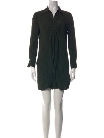 Pre-owned Zadig & Voltaire Printed Mini Dress In Blue