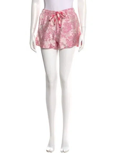 Pre-owned Zadig & Voltaire Printed Mini Shorts In Pink