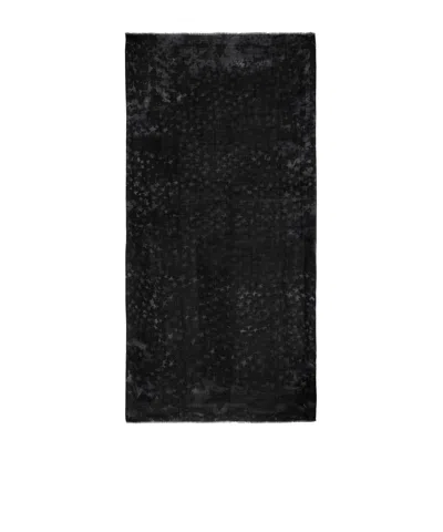 Zadig & Voltaire Printed Scarf In Black