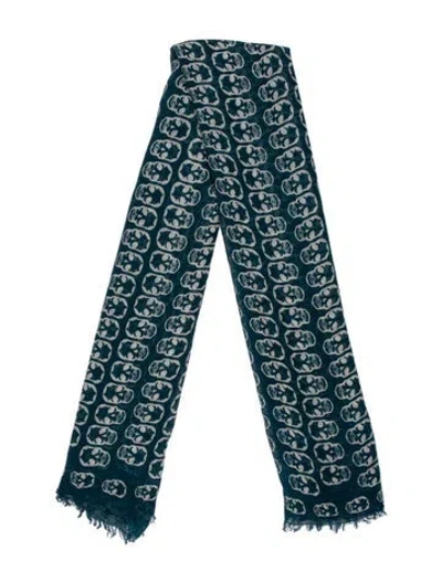 Pre-owned Zadig & Voltaire Printed Scarf In Black