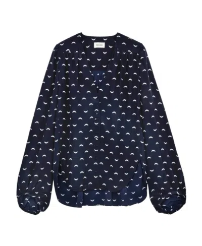 Zadig & Voltaire Printed Shirt In Black