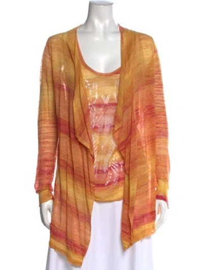 Pre-owned Zadig & Voltaire Printed Sweater In Yellow