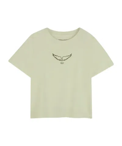 Zadig & Voltaire Kids' Printed T-shirt In Green