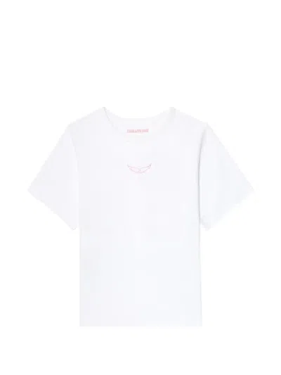 Zadig & Voltaire Kids' Printed T-shirt In White