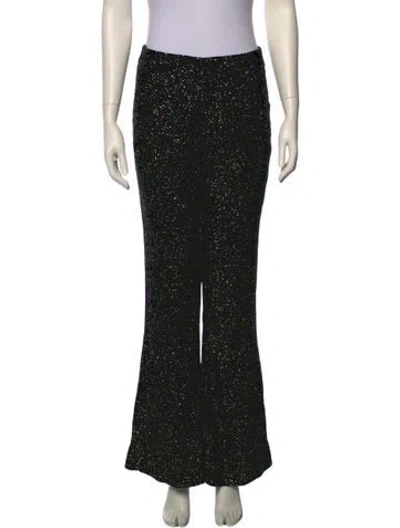 Pre-owned Zadig & Voltaire Printed Wide Leg Pants W/ Tags In Black