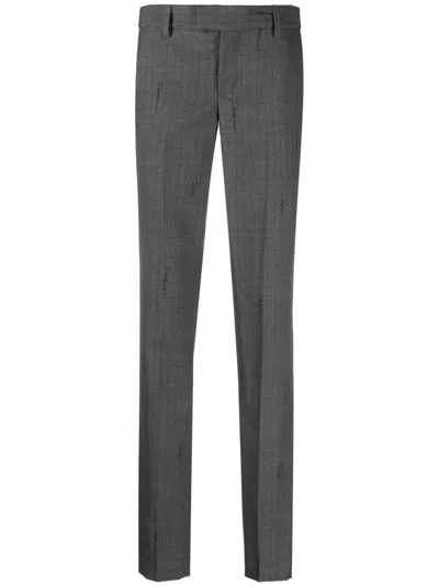 Zadig & Voltaire Prune Zip Zadig Stripe In Grey