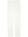 Zadig & Voltaire Prune Tapered Crepe Trousers In White