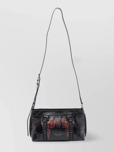 Zadig & Voltaire Punk Graphic Print Shoulder Bag