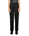 Zadig & Voltaire Crystal Stripe Straight Leg Pants In Black
