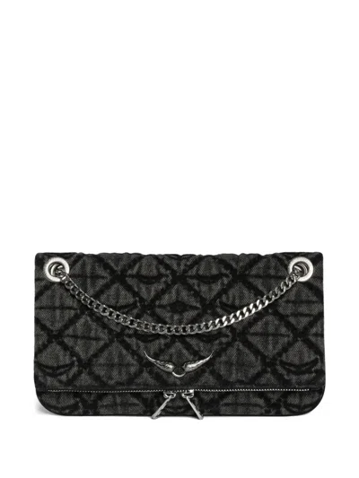 Zadig & Voltaire Quilted Chain-strap Crossbody Bag In Black