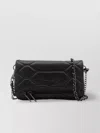 Zadig & Voltaire Quilted Chain Strap Shoulder Bag In Black