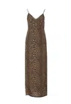 Zadig & Voltaire Ramelil Soft Leopard Print Dress In Animal Print