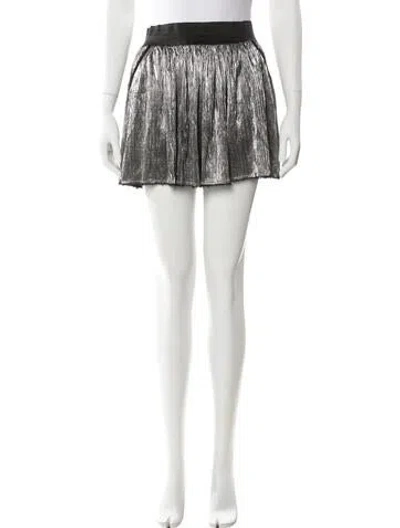 Pre-owned Zadig & Voltaire Raw-edge Trim Mini Skirt