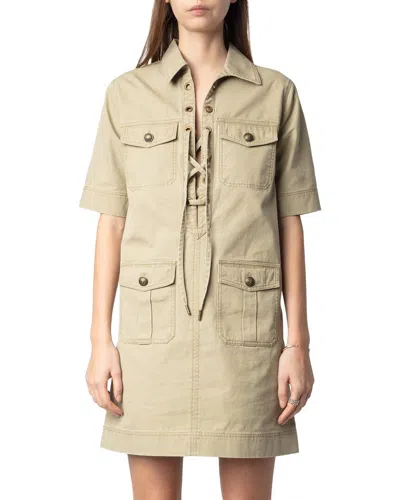 Zadig & Voltaire Record Utility Dress In Green