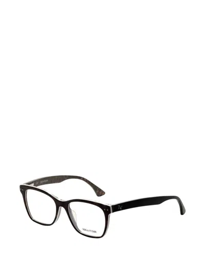 Zadig & Voltaire Rectangle-frame Glasses In Black
