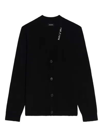 Zadig & Voltaire Remi Cardigan In Black