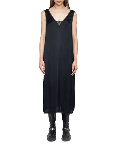 ZADIG & VOLTAIRE RENZO SATIN DRESS
