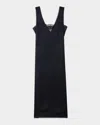 Zadig & Voltaire Lace-trimmed Satin Midi Dress In Black