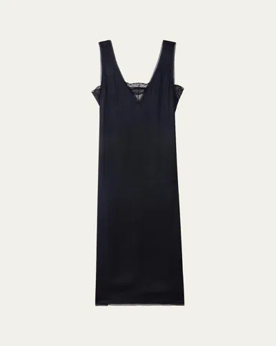ZADIG & VOLTAIRE RENZO SATIN SLIP DRESS