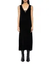 Zadig & Voltaire Renzo Velvet Dress In Black