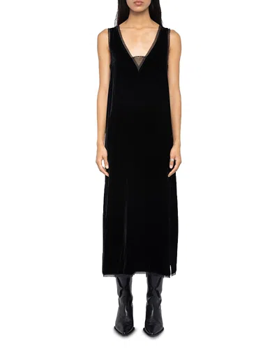ZADIG & VOLTAIRE RENZO VELVET DRESS