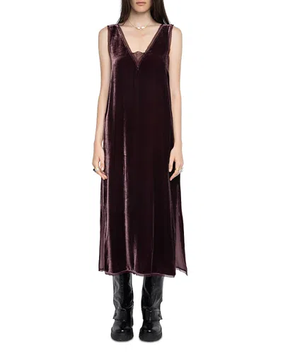 ZADIG & VOLTAIRE RENZO VELVET DRESS
