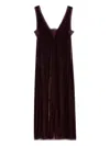 Zadig & Voltaire Renzo Velvet Dress In Brown