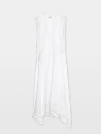 Zadig & Voltaire Rerol Tomboy Dress In White