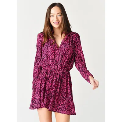 Pre-owned Zadig & Voltaire Reveal Print Leo / Sjcp0412f In Pink