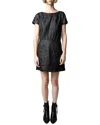 Zadig & Voltaire Rexa Dress In Black