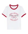 Zadig & Voltaire Womens White Rhinestone-embellished Short-sleeve Cotton T-shirt Xs In White