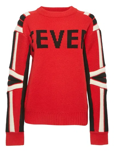 Pre-owned Zadig & Voltaire Ribbed-knit Sweater In Red