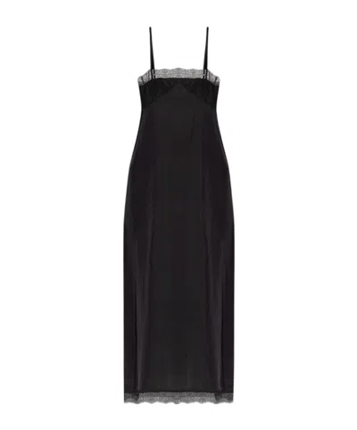 Zadig & Voltaire Ridar Lace Midi Dress In Black