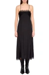 Zadig & Voltaire Ridar Silk Slipdress In Black