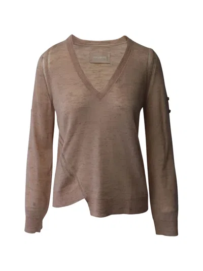 Pre-owned Zadig & Voltaire Rilby Sweater In Neutral